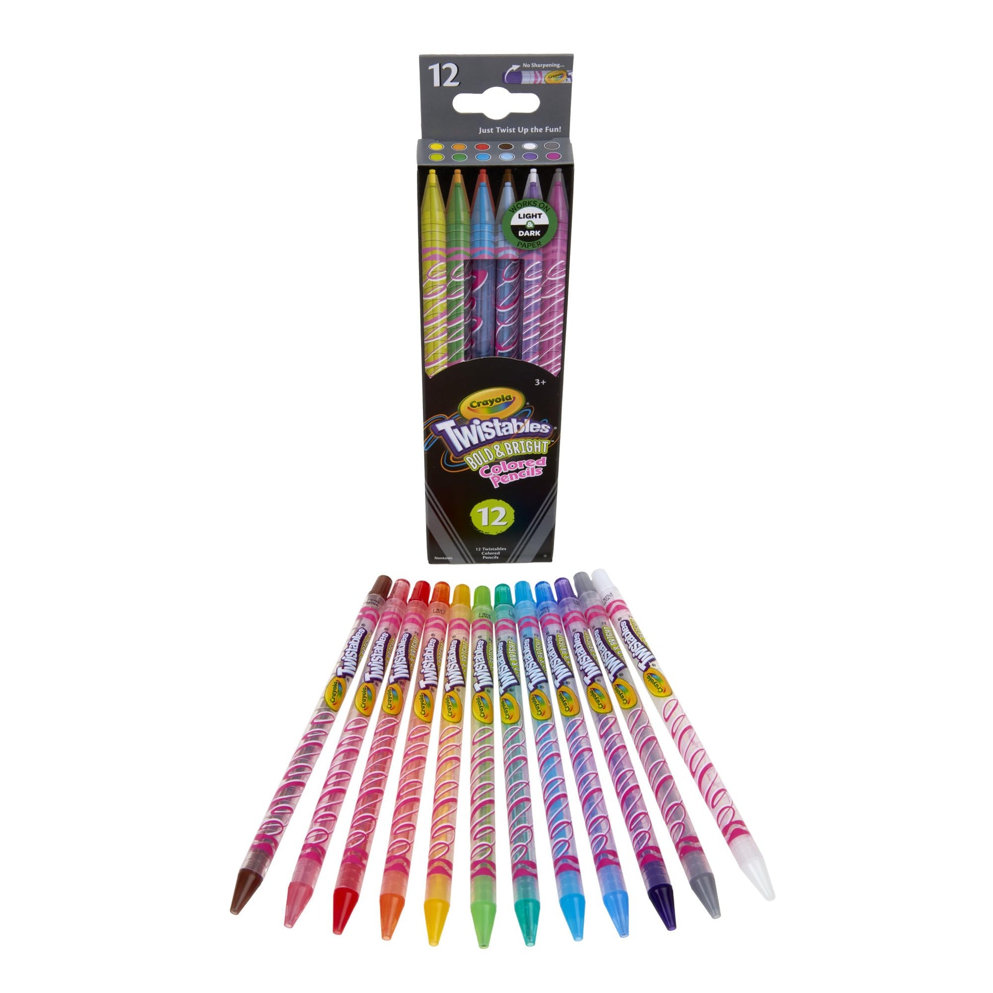 Crayola Erasable Twistable Colored Pencils 12-Pieces