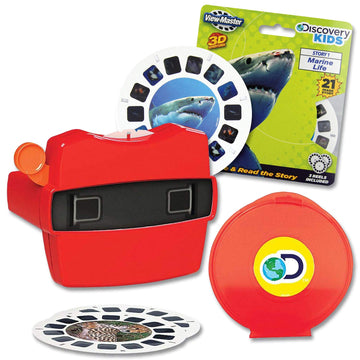 Schylling View-Master & Discovery Kids Reels With Bonus Marine Life Set - 5 Pieces