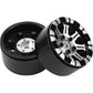 4Pack HIRCQOO Metal 1.9 inch Beadlock Wheel Rims 12 Hex Hubs CNC Machined Compatible with Axial SCX10 90046 SCX10-III Redcat Gen