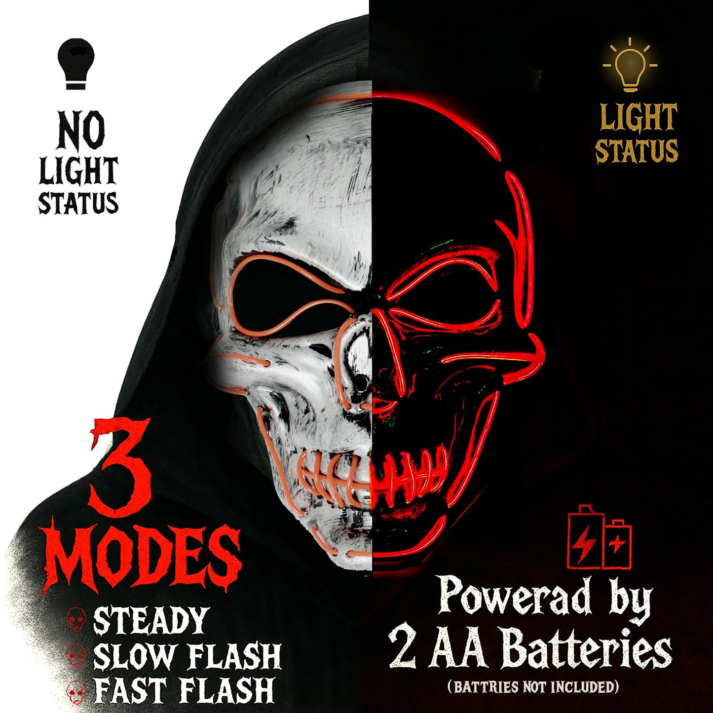 Loyalboom Halloween Costumes for Boys Grim Reaper Costume Kids with Ghostface Inspired Scary Scream Robe with Hood Mask and Sickle Spooky Outfit for Party or Trick or Treat(S 5-7 Years)