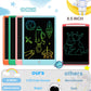 FLUESTON LCD Writing Tablet, 10" Colorful Doodle Board, Delightful Dolphin Blue, Educational Toy for Kids 3-8, Model XIEZIBAN
