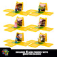 THE SUPER MARIO BROS. MOVIE 1.25” Mini Figure 6-Pack - Includes Mario, Luigi, Peach, Toad, Kamek & Koopa Paratroopa, Plastic