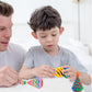 3 Pack Spiral Cone Fidget Toy, Pyramid Passthrough Sculpture, Mini Cones Pass Through Pyramid Fidget Toy For Stress And Anxiety