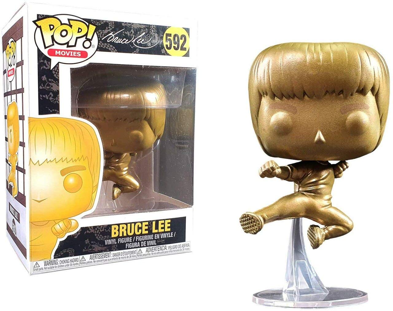Pop Movies: Game Of Death - Flying Man Bruce Lee Collectible Figure, Multicolor