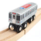 Muni Pals Munipals Chicago Transit Authority Wooden Railway Red Line–Child Safe And Tested Wood Toy Train
