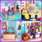 Mindbox Girls Seaside Villa Building Blocks,812Pcs Beach House Building Toys For Kids Age 8+,Mini Brick