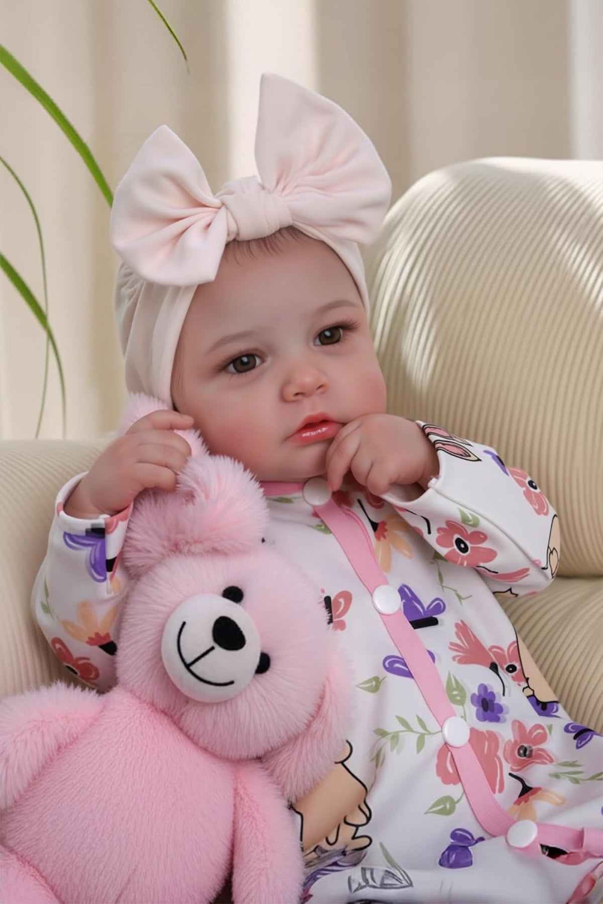 BABESIDE Reborn Baby Doll Girl  20 Inch Soft Vinyl Realistic Baby Doll