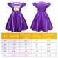 SHELOVESIT Girls Superhero Cosplay Costume Kitties Dress Movie Character Cat Dress Up Outfits - 140cm/7T-8T - Purple