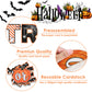 Halloween Trick Or Treat Paper Party Banner Fireplace Decor, Ahfulife Halloween Hanging Bunting Garland Sign For Halloween Party