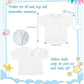 Litherr S 8 Pcs 18 Inch Boy Doll T Shirt Clothes Sublimation 18 Doll Outfits Accessories Classical Tee Shirts Fit 18 Inches Doll for Doll Decoration DIY Pretend Play