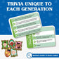 JOY FOR ALL Trivial Pursuit Generations - Trivia Game for Seniors with Easy-to-Read Cards - Model A4203 - Memory Activity for Elderly