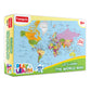 Play & Learn Funskool World Map, Jigsaw Puzzle Game For Kids, 105 Pieces, Educational, Learning & Development, Fun Activity Toy 