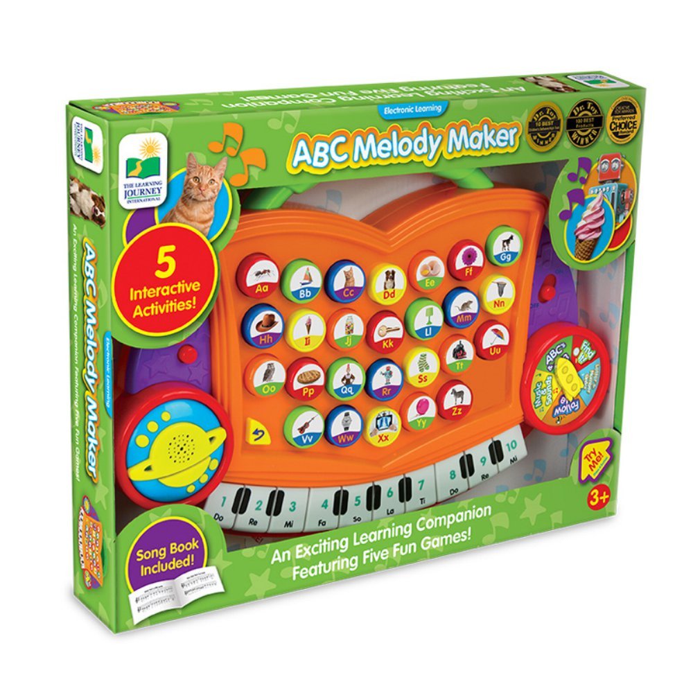 The Learning Journey: Abc Melody Maker – Learning & Education Toys - Developmental Interactive Activities For Preschoolers - Children Ages 3 And Up - Electronic Learning Toys For Toddlers