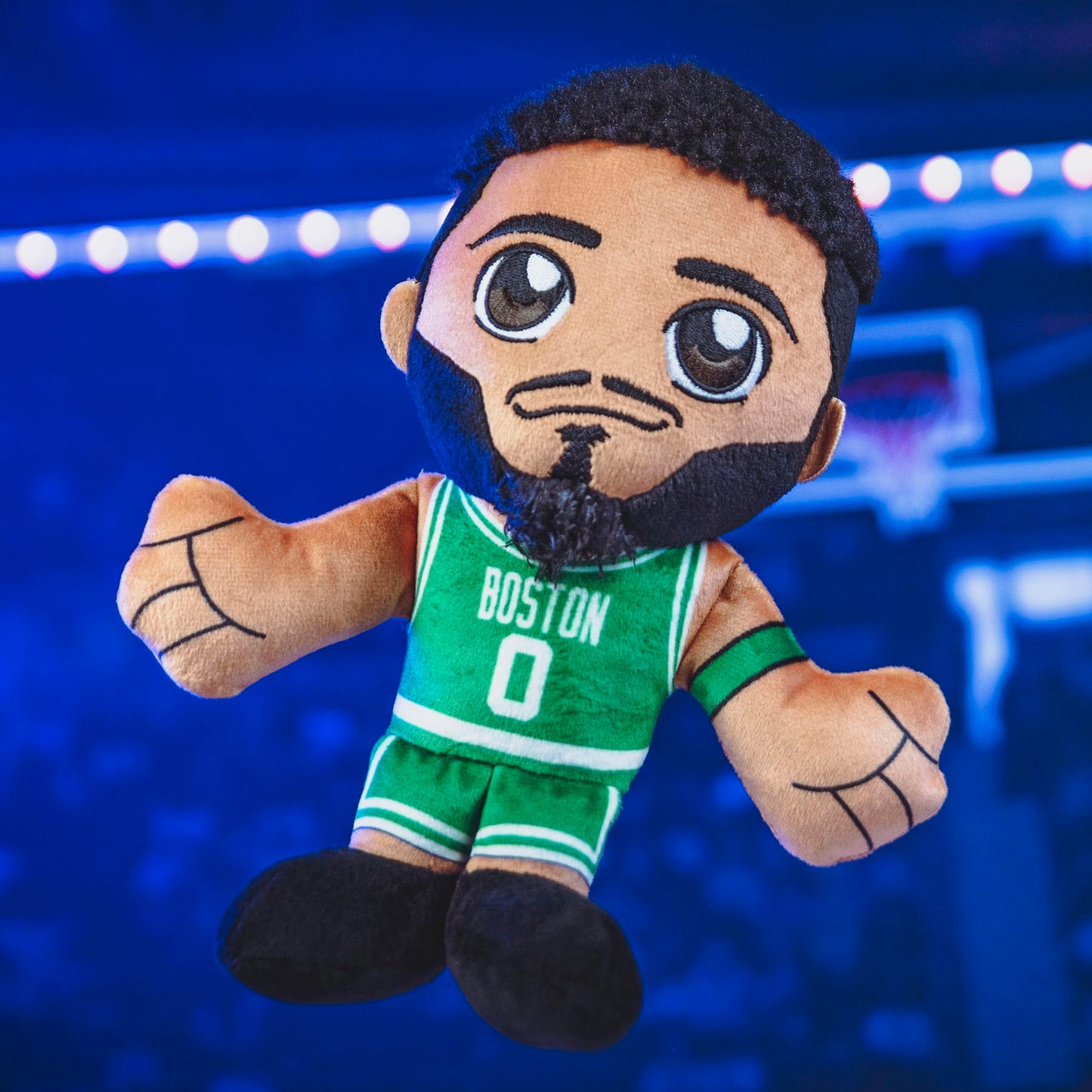 Bleacher Creatures Boston Celtics Jayson Tatum 8' Nba Kuricha Sitting Plush - Soft Chibi Inspired Nba Superstar