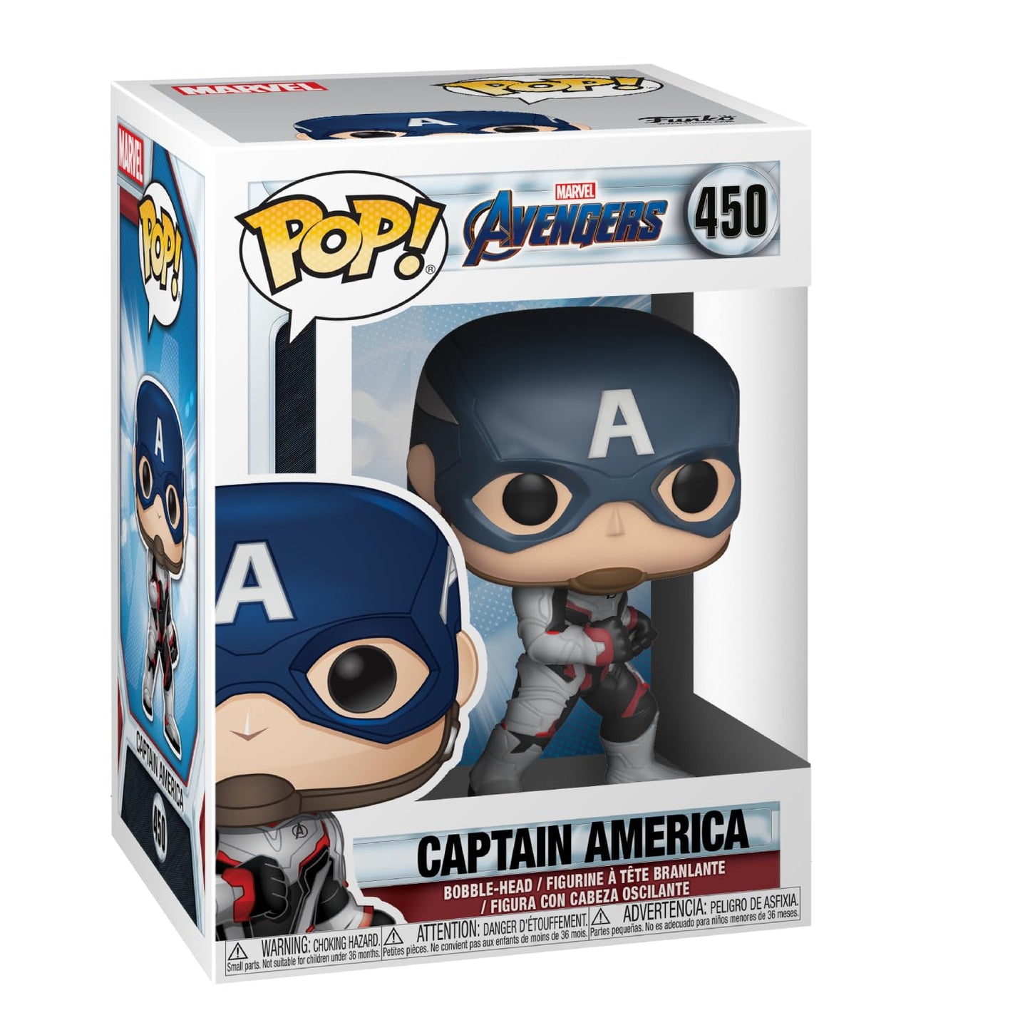 Funko Pop!: Marvel Avengers Endgame: Captain America - Collectible Vinyl Figure - Gift Idea - Official Merchandise - For Kids & Adults - Movies Fans - Model Figure For Collectors And Display