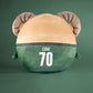 Sleep Squad Colorado Sate Rams Cam The Ram 12'' Mascot Kiri Cloud Plushie - Official Collegiate Plush