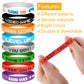 Astaron 32 Pieces Video Game Rubber Wristband Colored Bracelets For Game Theme Party Kids Birthday Party Favors