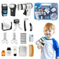 Deao Stylist Hairdresser Barber Salon Role Hairdryer, Hair Styling Set For Kids, Styling Accessories With Case, Pretend Play Toy