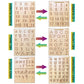 Joyland Educational Tracing Wooden Board For Kids And Learning Slates For Children | Wooden 2 In 1 Both Side Reversible Tracing 
