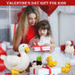 XYHQYB Duck Stuffed Animal Plush Toy Set with Baby Ducklings & Eggs, 7-in-1, White, Model QYB-004, Perfect for Kids' Easter & Birthday Decor