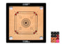 Chef Sports Wooden Carrom Board Set 20 x 20 Inch with 20 Coins, Striker & Carrom Powder | 17 Inch Smooth Playing Surface | Sturd