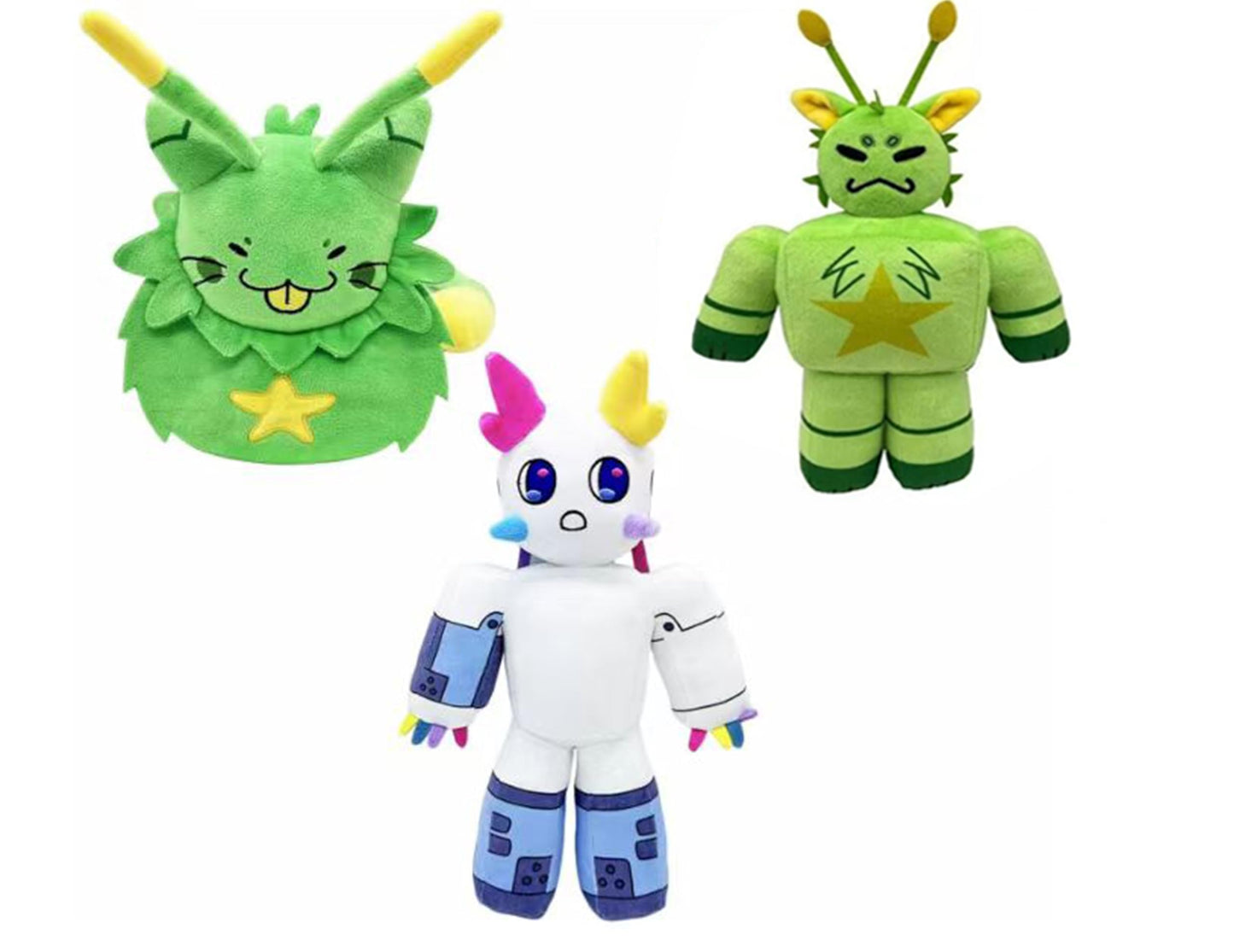 HQRYSH Gnarpy Plush, Regretavator Gnarpy Alien Cat Plush Toys Give Fans and Friends Beautifully Plushie Doll Gifts (Green-)