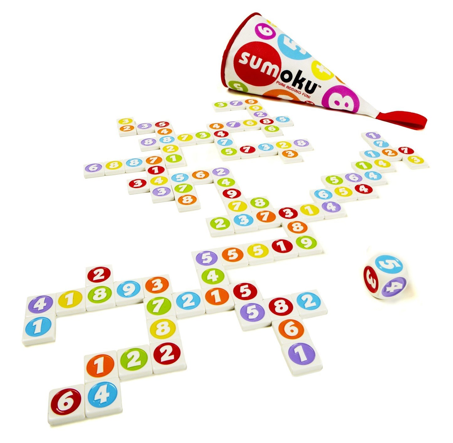 Blue Orange Sumoku Game Set - Colorful Logic Puzzle, Model BOG00360-4, Engaging Family Fun