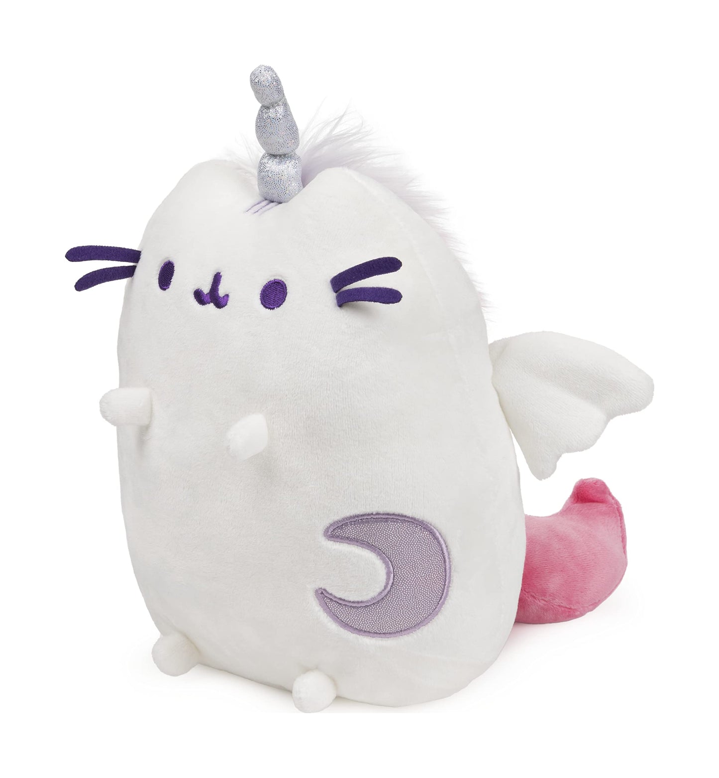 GUND Super Pusheenicorn Plush Stuffed Animal, 9.5" White Cat, High Quality Materials, Model 6054326