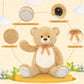 Tezituor 4.3 Feet Giant Teddy Bear Stuffed Animals, Large Teddy Bear 52 Inches With White Belly, Hug Big Plush Teddy Bear Valentines Day Gift For Girlfriend Kids, Light Brown