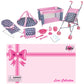 Lissi 5 Piece Doll Deluxe Nursery Play Set With Accessories
