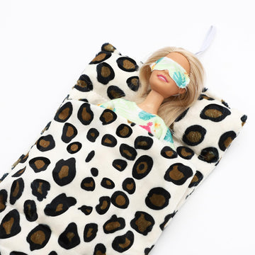 Sotogo 11 Pieces Doll Clothes And Accessories For 11.5 Inch Girl Doll Good Sleeping Playset Include 6 Sets Doll Pajamas And Bathrobes, 1 Piece Sleeping Bag And 4 Pieces Doll Eye Masks