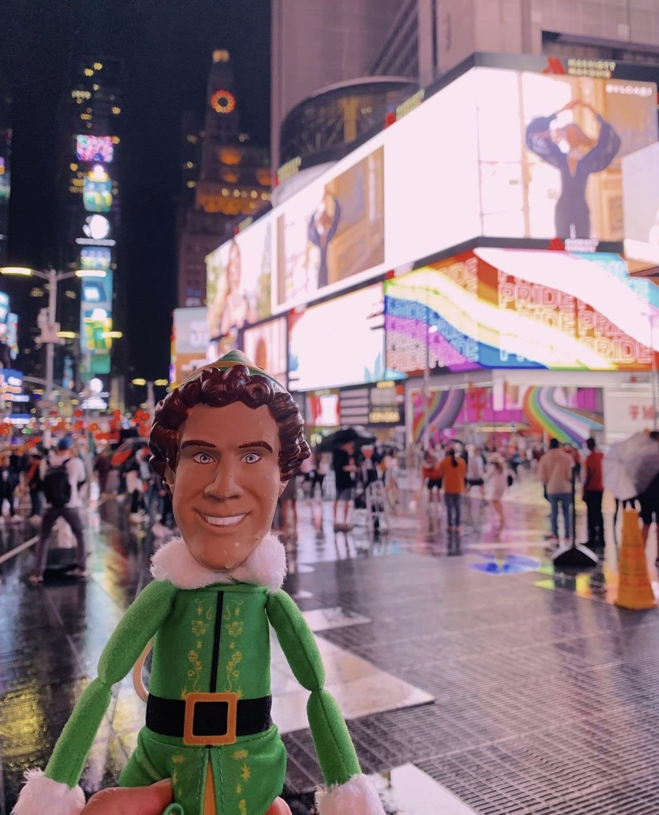 JAKKS Holiday Elf Buddy the Elf Plush Toy, 12-Inch Talking Doll with 15 Phrases, Soft Plush Material, Perfect for Christmas Decor