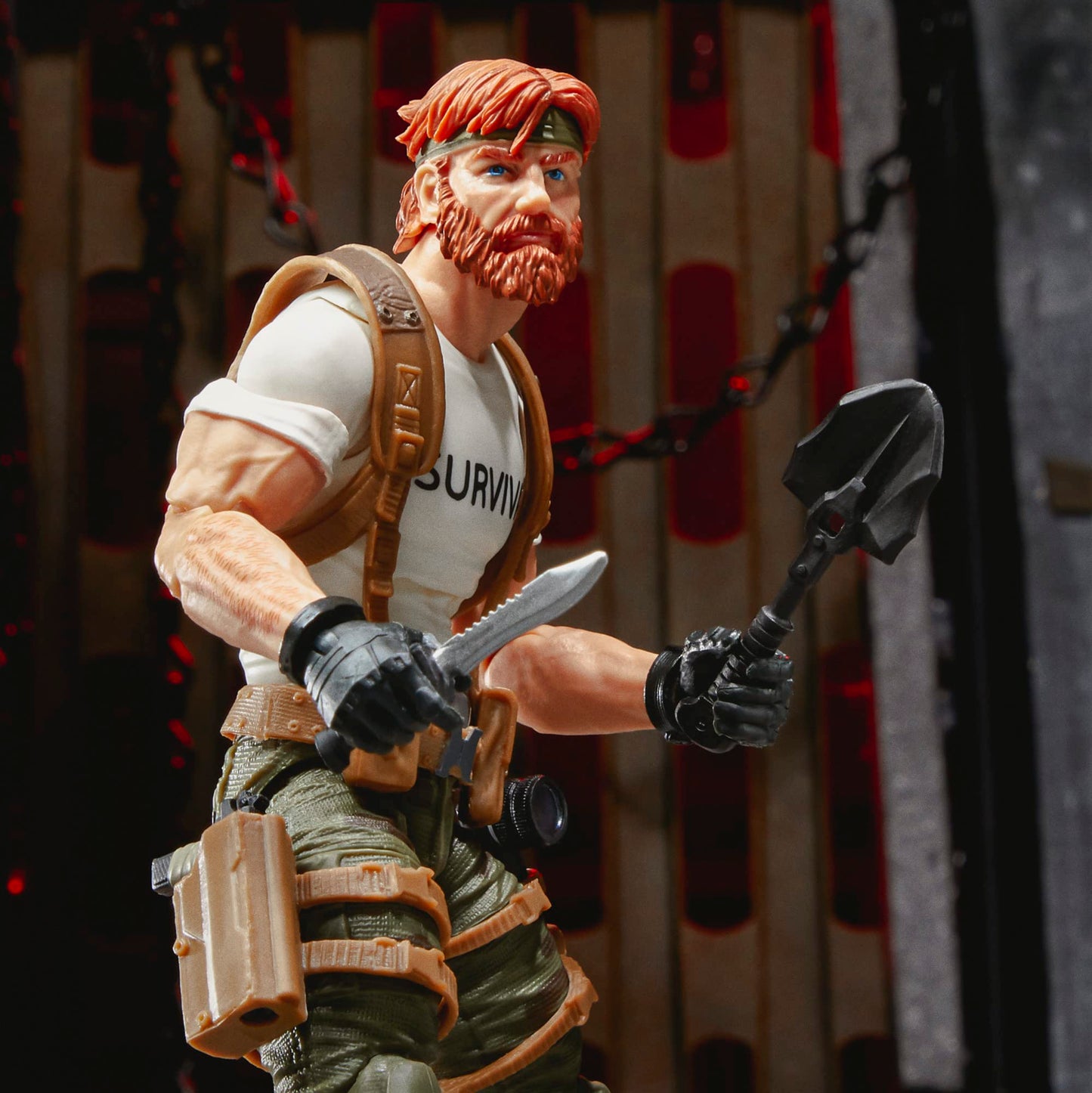 G.I. Joe Classified Series Stuart Outback Selkirk Action Figure 63 Collectible enhanced Toy with Accessories 6-Inch-Scale Custom Package Art