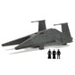 Star Wars Micro Galaxy Squadron Inquisitor Transport Scythe - 7-Inch Starship Class Vehicle With Three 1-Inch Micro Figure Accessories
