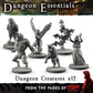 Mantic Games Mgtc141 Creatures-Dungeon Essentials, Grey