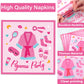 100 Pcs Pajama Party Supplies Sleepover Party Supplies For Girls Sleepover Paper Plates Napkins Spa Slumber Party Tableware Set
