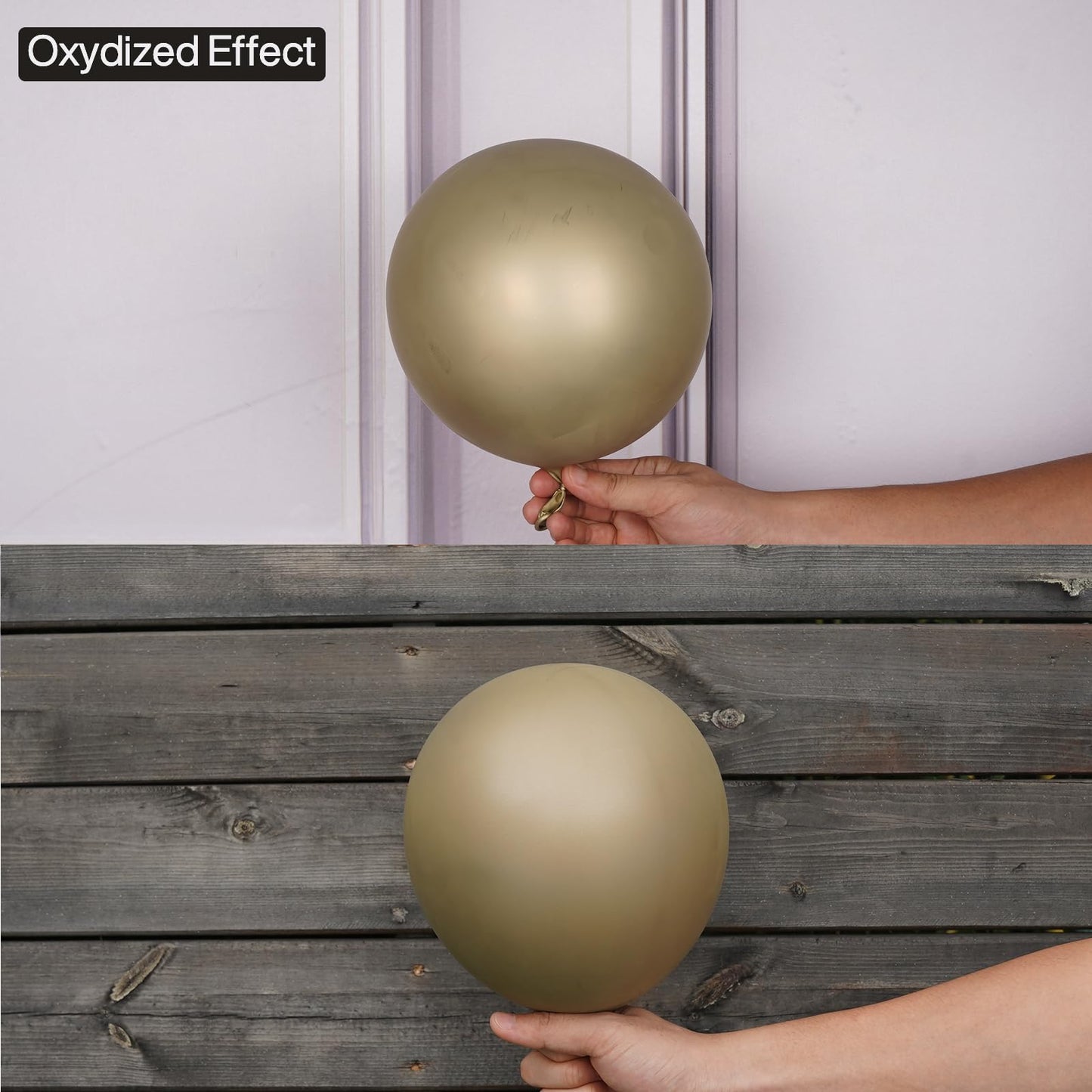 Partywoo Metallic Light Gold Balloons, 50 Pcs 5 Inch Metallic Gold Balloons, Gold Balloons For Balloon Garland Balloon Arch As Party Decorations, Birthday Decorations, Wedding Decorations, Gold-G129