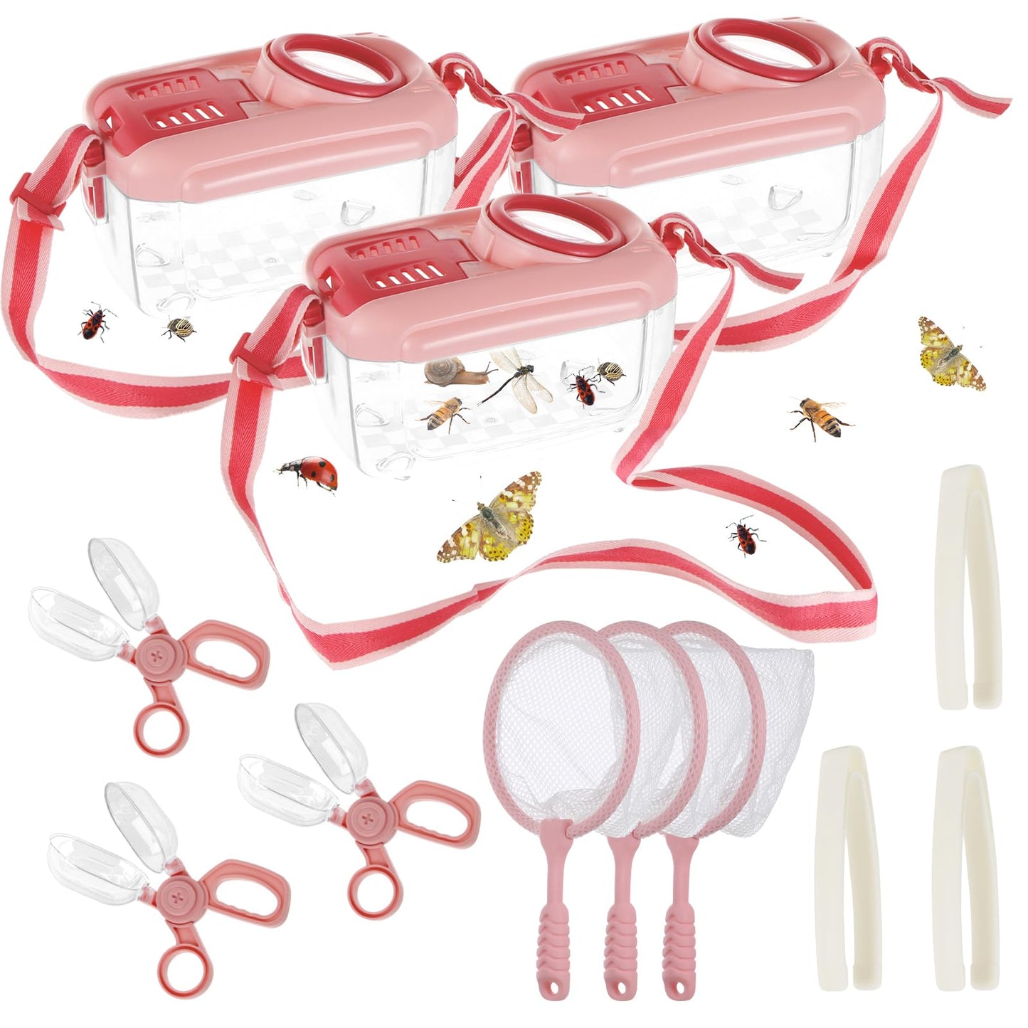 3 Sets Bug Catcher Kit For Kids Outdoor Exploration Kit Kid Summer Toys Nature Explorer Kit Bug Collection Kit With Insect Catch