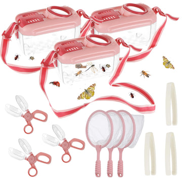 3 Sets Bug Catcher Kit For Kids Outdoor Exploration Kit Kid Summer Toys Nature Explorer Kit Bug Collection Kit With Insect Catch