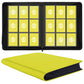 Card Binder 9 Pocket for 360 Cards - enhanced Trading Card Binder with Sleeves Protection  Side Loading Card Collection Binder for TCG  MTG  YGO  One Piece Collectible Cards (Yellow)