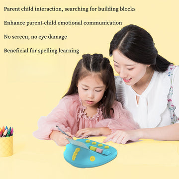 Word Matching Game Toys For Ages 5-7, Spelling Games For 3 Years Old, Speak And Spell Educational Toys For Easter Children'S Day