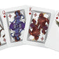 GENT SUPPLY CO. Bicycle Mythical Creatures Playing Cards II - Premium Cardstock Poker Deck, Standard Size, Black/Silver/Gold