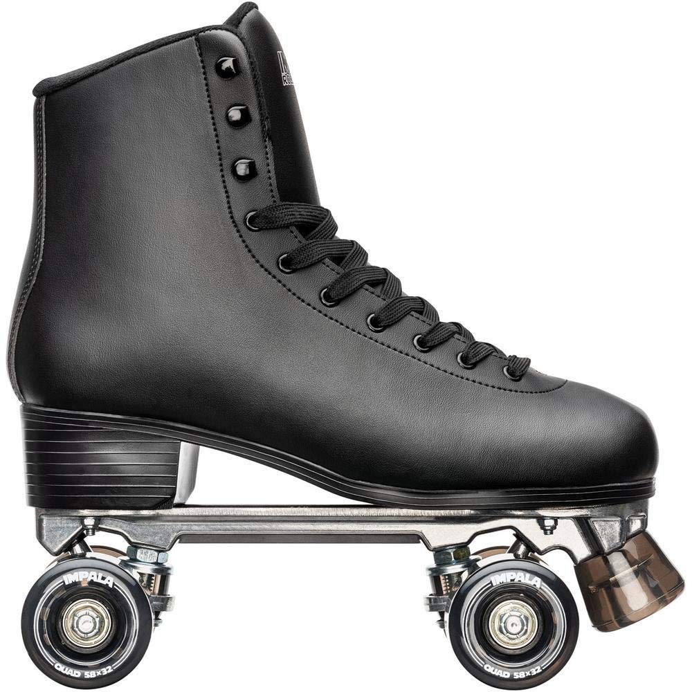 Impala Rollerskates Impala Quad Skate (Big Kid/mature-themed) Black 10 (US Men's 8  Women's 10) M