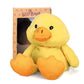 Wild Baby Yellow Duck Weighted Stuffed Animals - Microwavable Animals With Lavender, 12 Inch Heatable Plush For Kids - Soft, Cuddly, Warming Stuffed Animal For Baby - Gift Box Ready