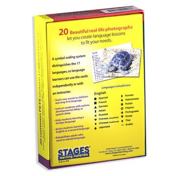 Stages Learning Lang-O-Learn Esl Pets Vocabulary Photo Flash Cards