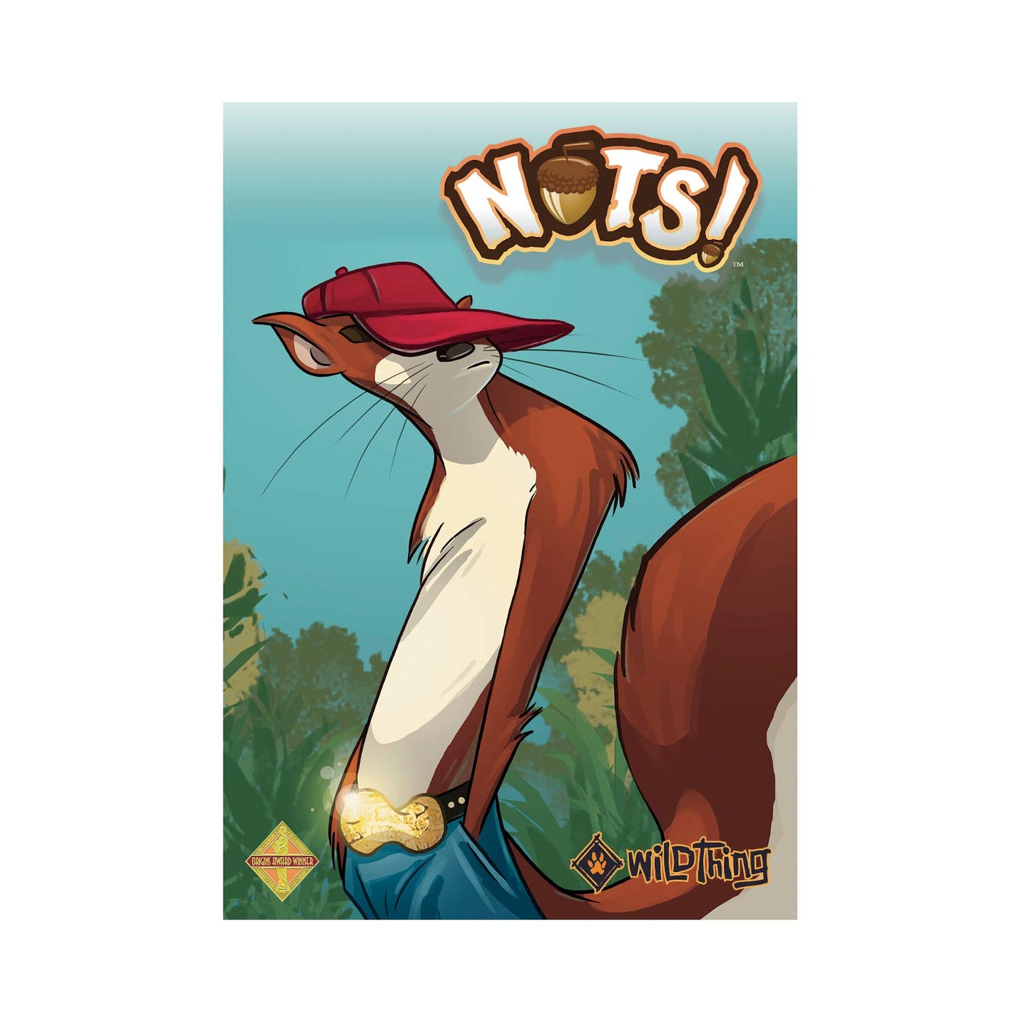 Wildfire Sandstorm Nuts Card Game - For 2-6 Players, Ages 13+, Model 11080WDF, Fun Squirrel-Themed Challenge