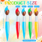 Vercanmonth 8 Pcs 43.3 Inch Giant Inflatable Paint Brushes Large Blow Up Colored Paintbrushes Set Art Paint Brushes For Kids Sum