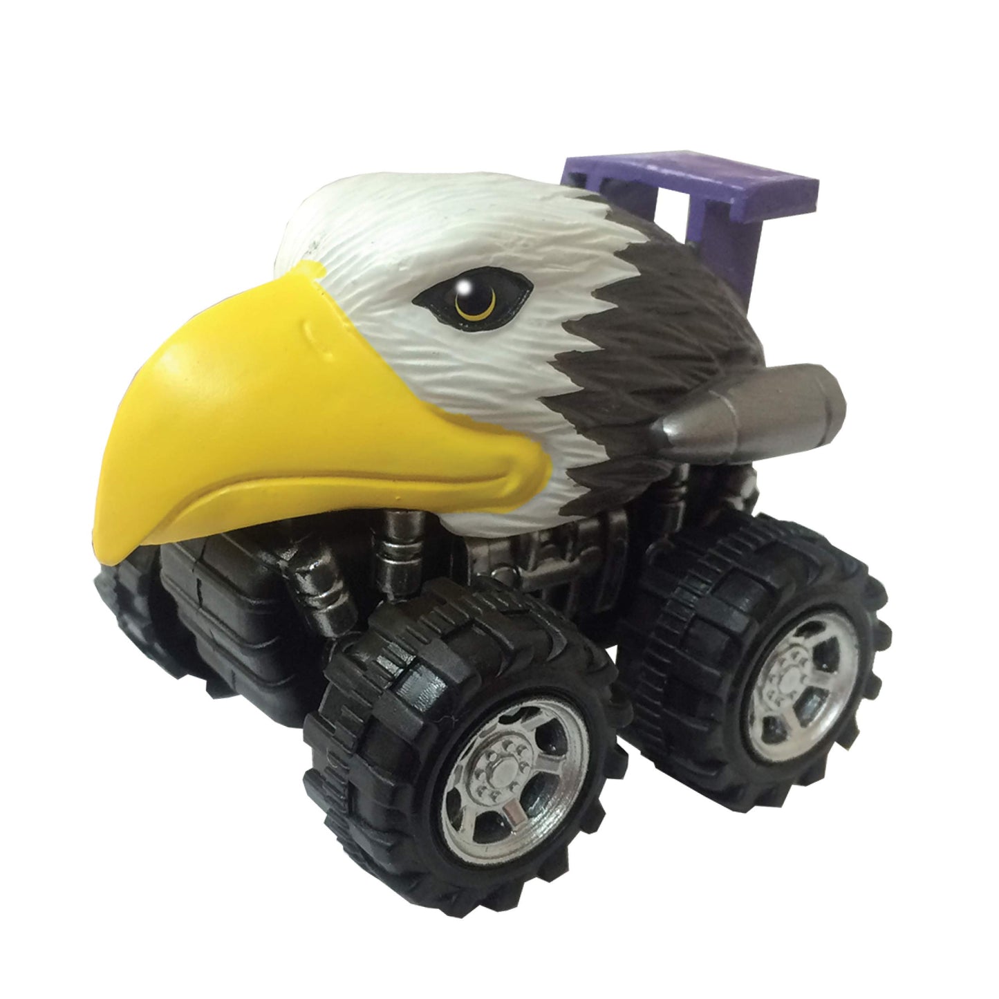 Wild Zoomies - Eagle from Deluxebase. Friction Powered Monster Truck Toys with Cool Animal Riders, Great car Toys and Eagle Toys