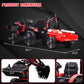3-In-1 Kids 24V Ride On Tractor, Ride On Car Toy Excavator & Bulldozer - Battery-Powered Electric Vehicle W/Trailer, Digger, Rem
