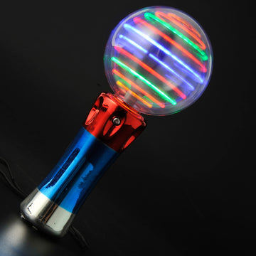 Powertrc Light Up Magic Wand Toy For Kids, Spinning And Flashing Led Wand Light Show, Fun Gift, Party Favors, Classroom Rewards